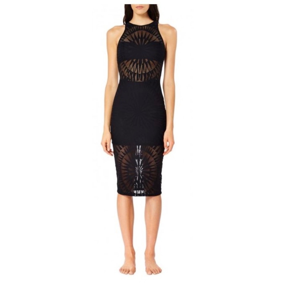 Mara Hoffman Swim Cover‎ Up Dress Black Sz Small